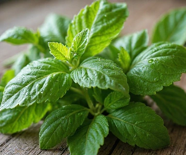 Organic herbs and natural botanical ingredients